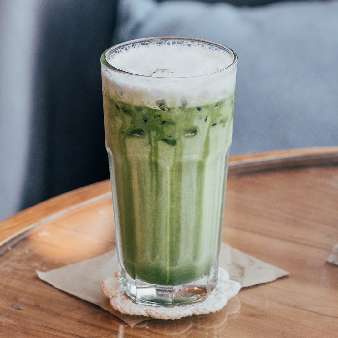 Matcha Latte (Iced) | Mary Grace Cafe